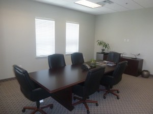 Conference room at Dallas Jet International's offices in Colleyville TX