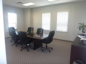 Conference room at Dallas Jet International's offices in Colleyville TX